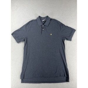 Brooks Brothers Original‎ Fit Men's Size XL Gray Short Sleeve Polo Shirt